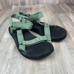 Teva Women's 6 -9 Olive Green Sandals Universal Straps Hiking Outdoor